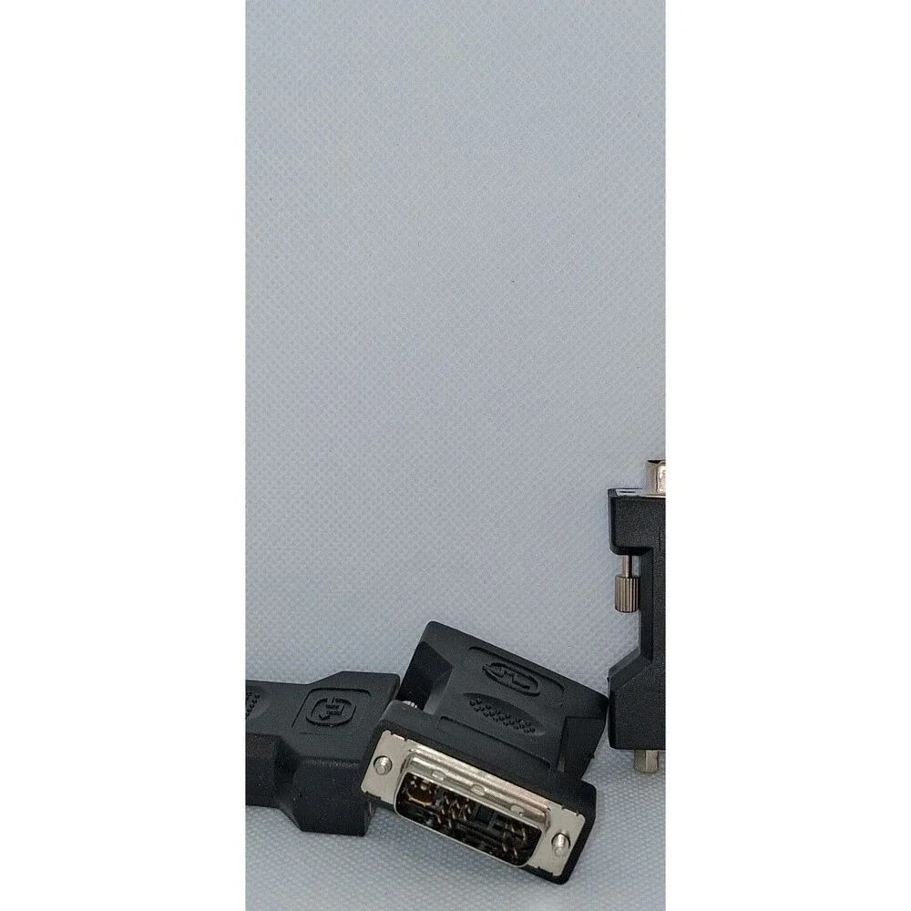 Computer Cable Adapter: DVI-A Female/HD-15 VGA Male, Black, 3 Connections